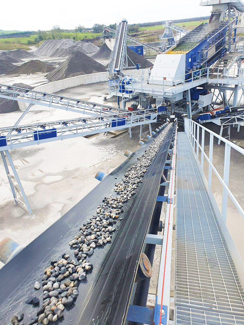 Sand and Gravel Washing Quarry in Mullingar, Ireland