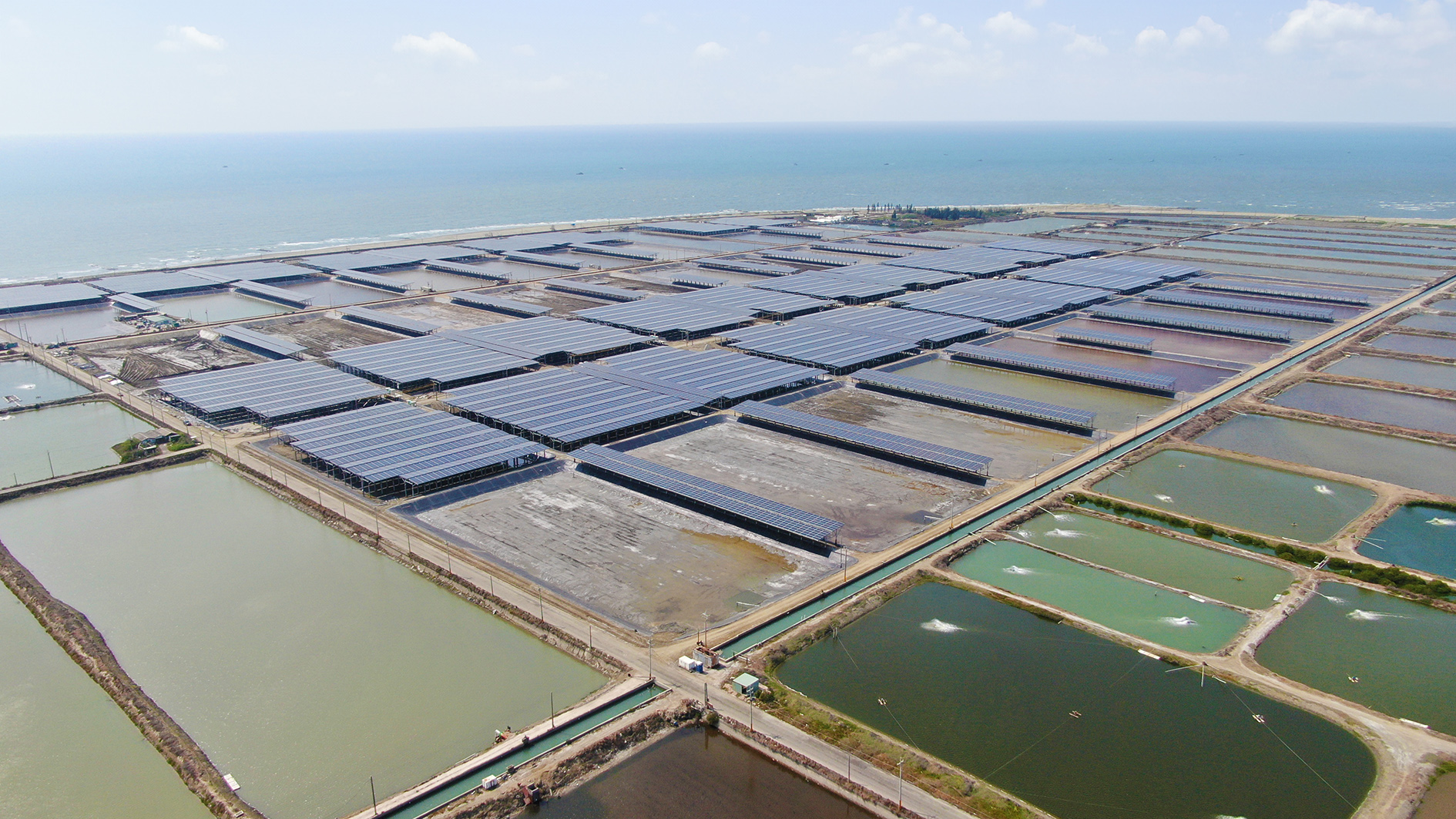 Solar Power Effluent Drainage System in Tainan, Taiwan