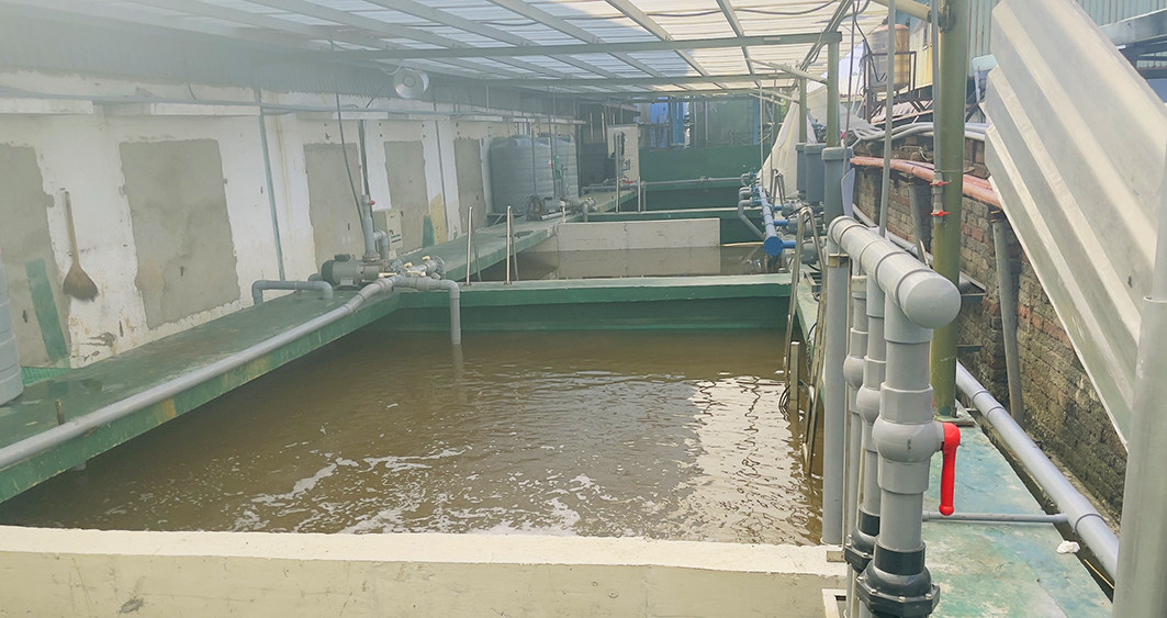 Hệ Thống Xử Lý Nước Thải của một công ty sản xuất ốc vít tại KCN Đồng An Bình Dương