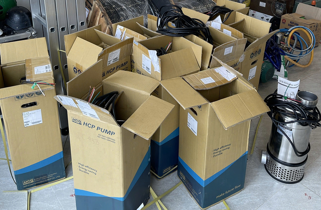 CUNG CẤP BƠM HÚT NƯỚC THI CÔNG