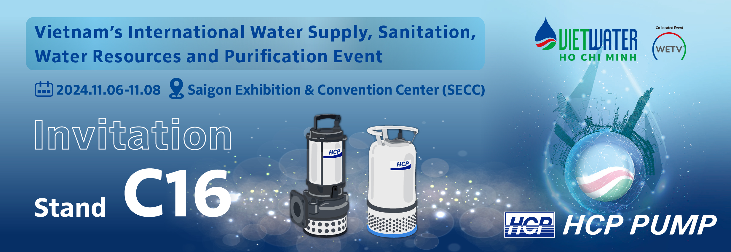 [Xem trước Triển lãm] 2024 11/6-11/8 VIETWATER 2024