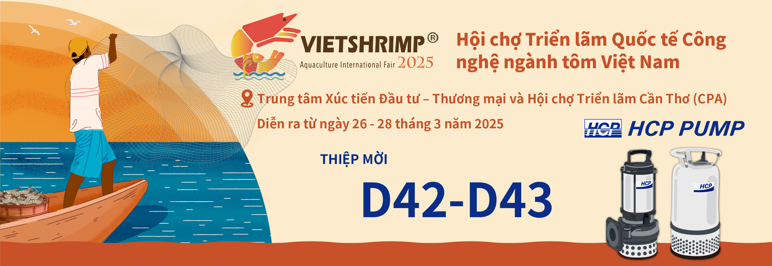 [Xem trước Triển lãm] 2025 3/26-3/28 Hội chợ Triển lãm Quốc tế Công nghệ ngành tôm Việt Nam